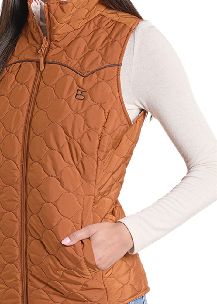 Rock & Roll Denim Women’s Reversible Quilted Aztec Vest