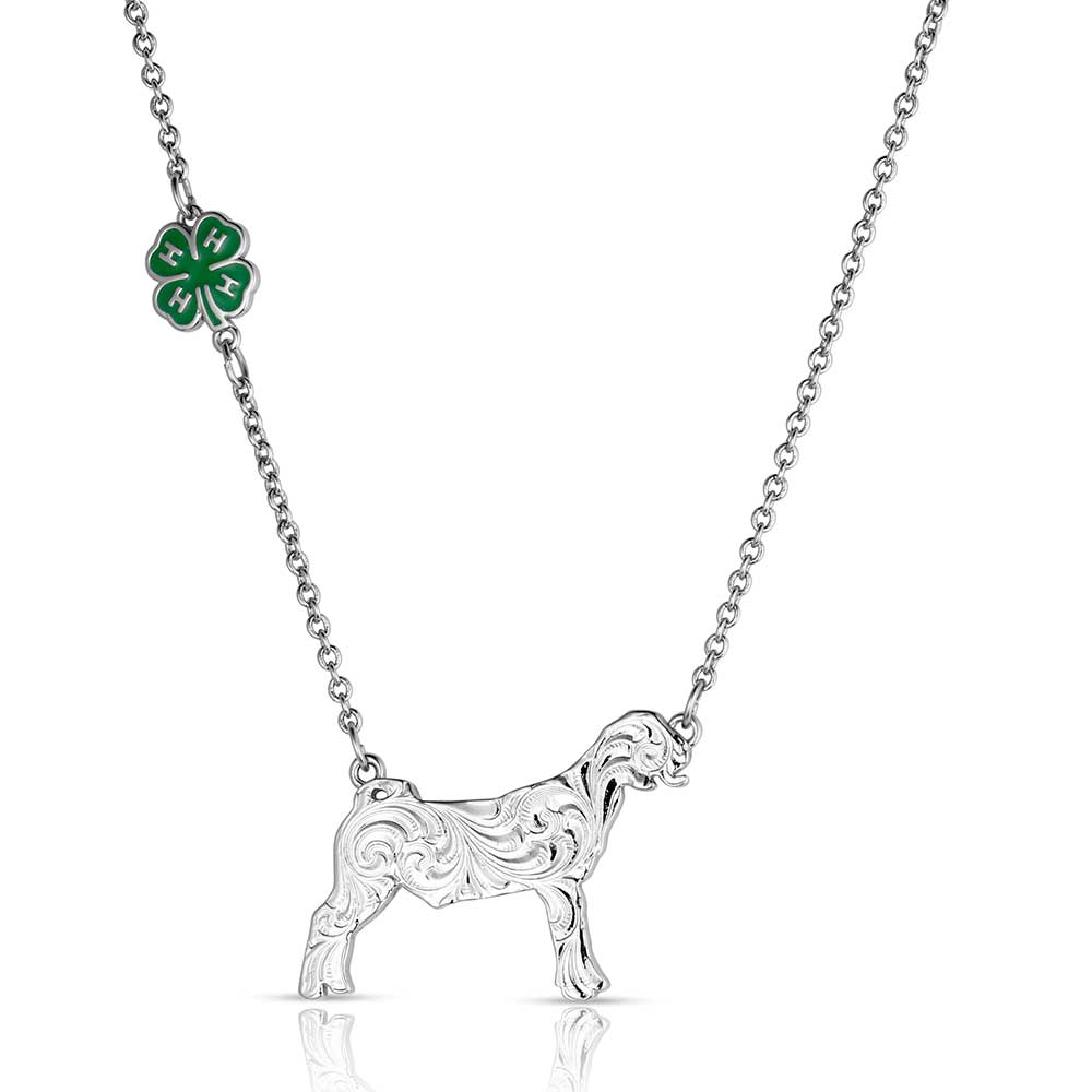 Montana Silversmiths 4-H Goat Showman Necklace NC6570
