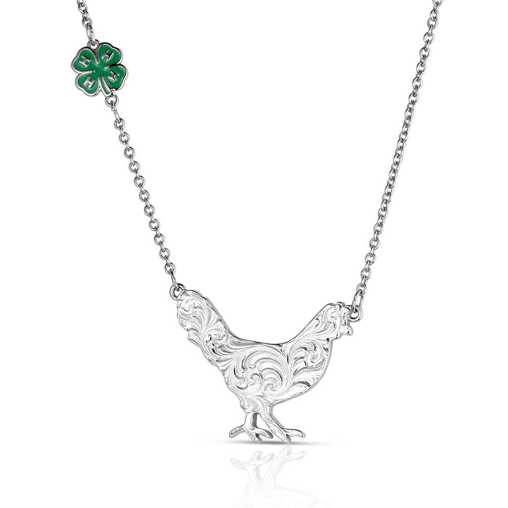 Montana Silversmiths 4-H Chicken Showman Necklace – NC6571