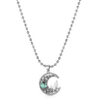 Montana Silversmiths Coyote Moon Turquoise Necklace NC6605