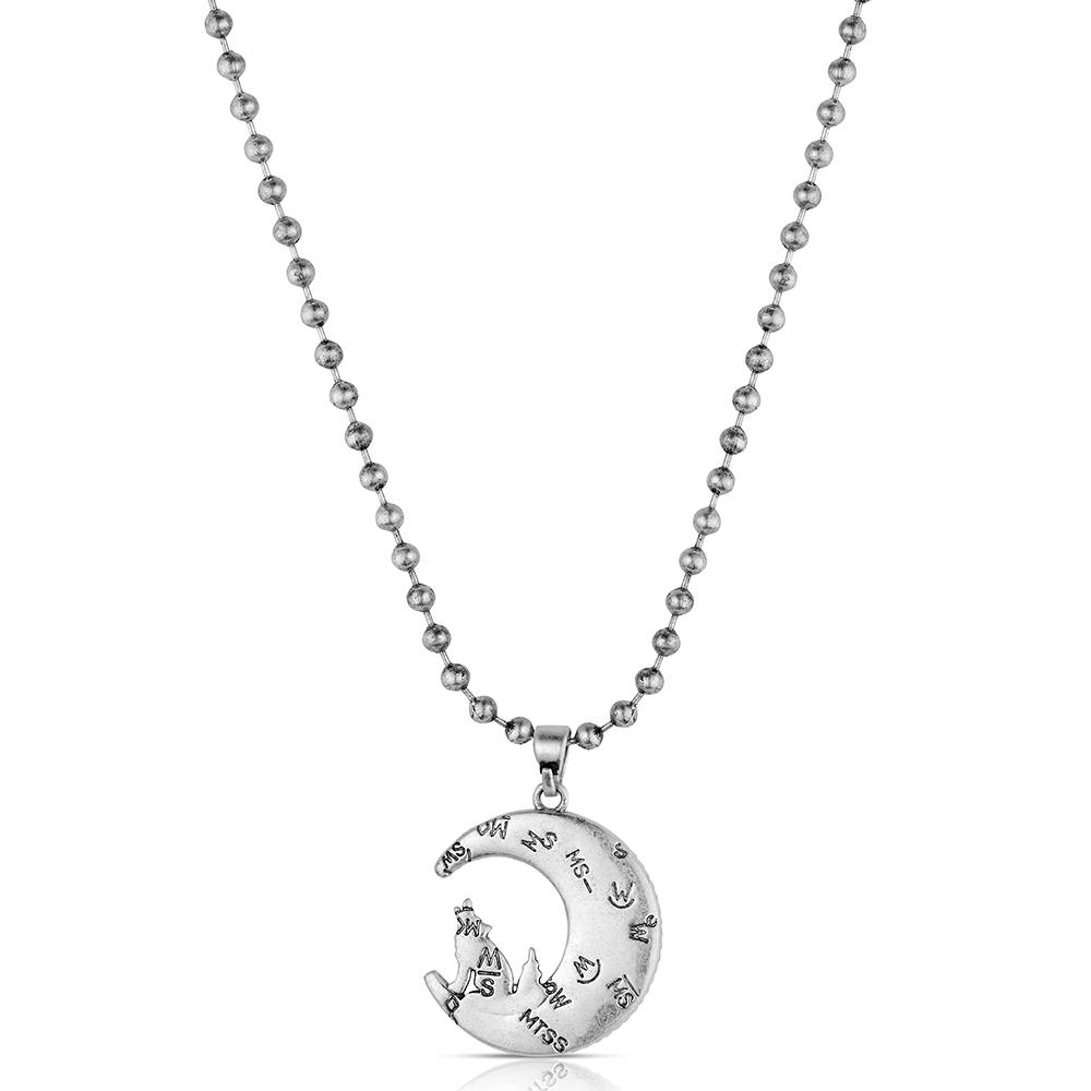 Montana Silversmiths Coyote Moon Turquoise Necklace NC6605