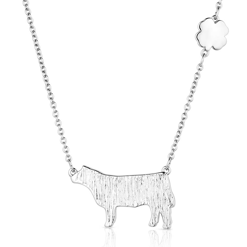 Montana Silversmiths 4-H Steer Showman Necklace NC6235