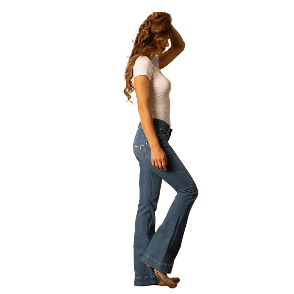 Kimes Ranch Lola Soho Fade Women's Flare Jeans - Image 3