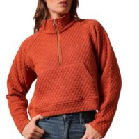 Kimes Ranch Women's Rita Quilted Quarter-Zip Pullover