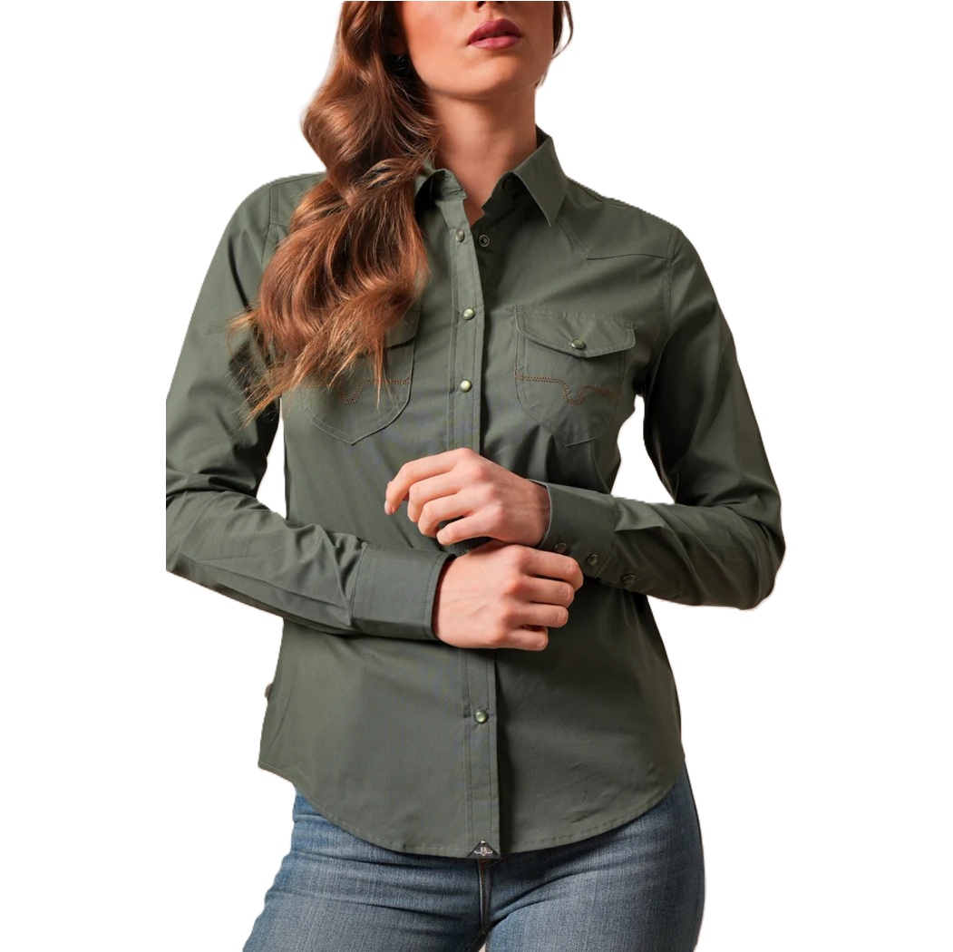 Kimes Ranch Women's Skeeter Retro Western Snap Shirt